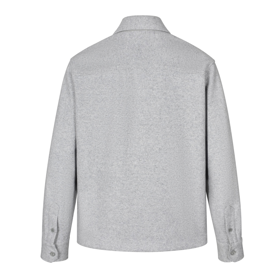 LOUIS VUITTON 路易威登 徽标羊毛工装夹克 外套 灰蓝色 1AGJOG