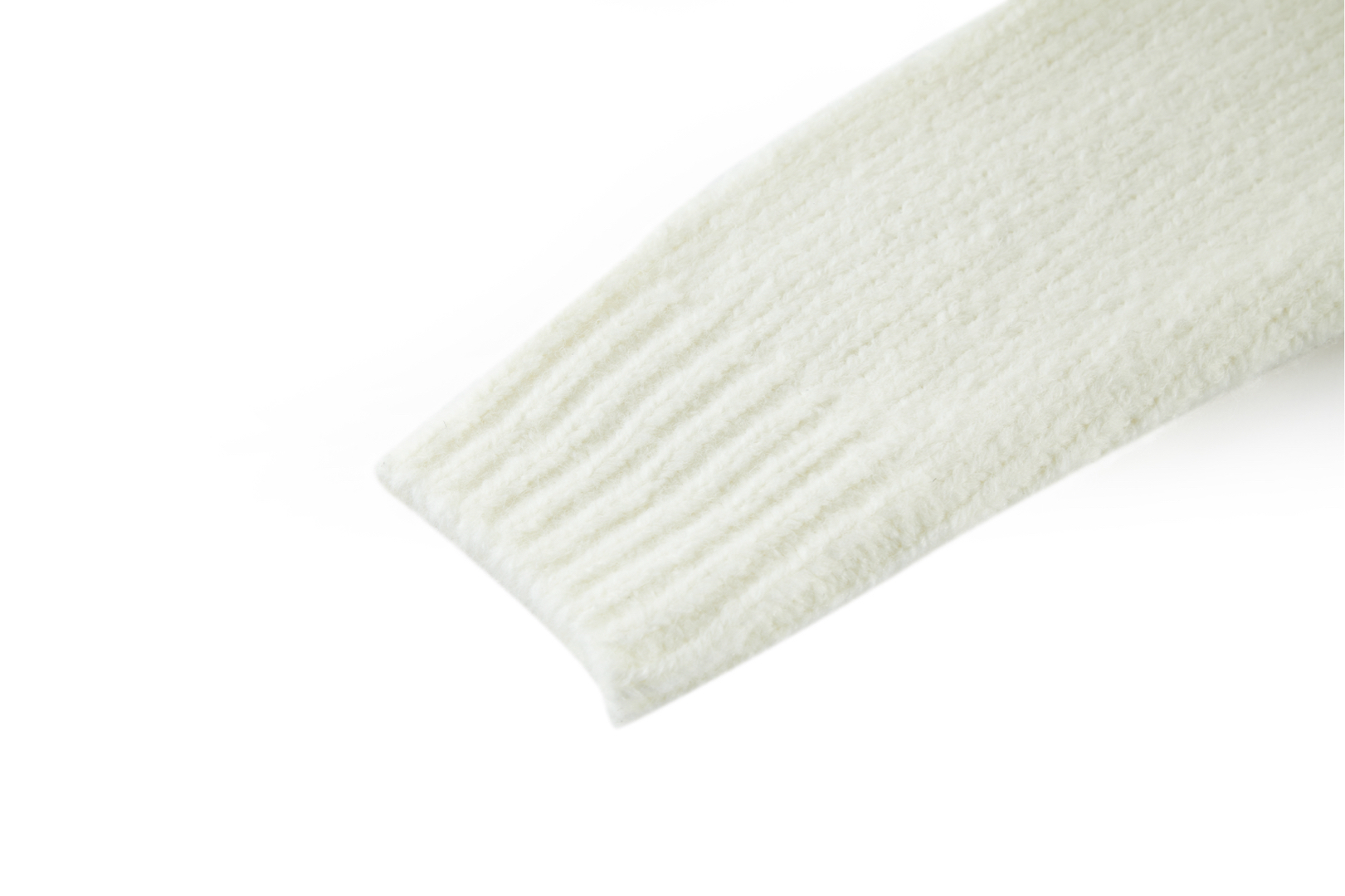 LOUIS VUITTON 路易威登 纯色字母嵌花圆领毛衣 长袖 白色 1AHEC0