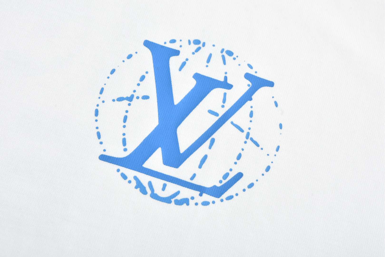 LOUIS VUITTON 路易威登 员工限定字母logo印花圆领短袖 T恤 黑色 白色 