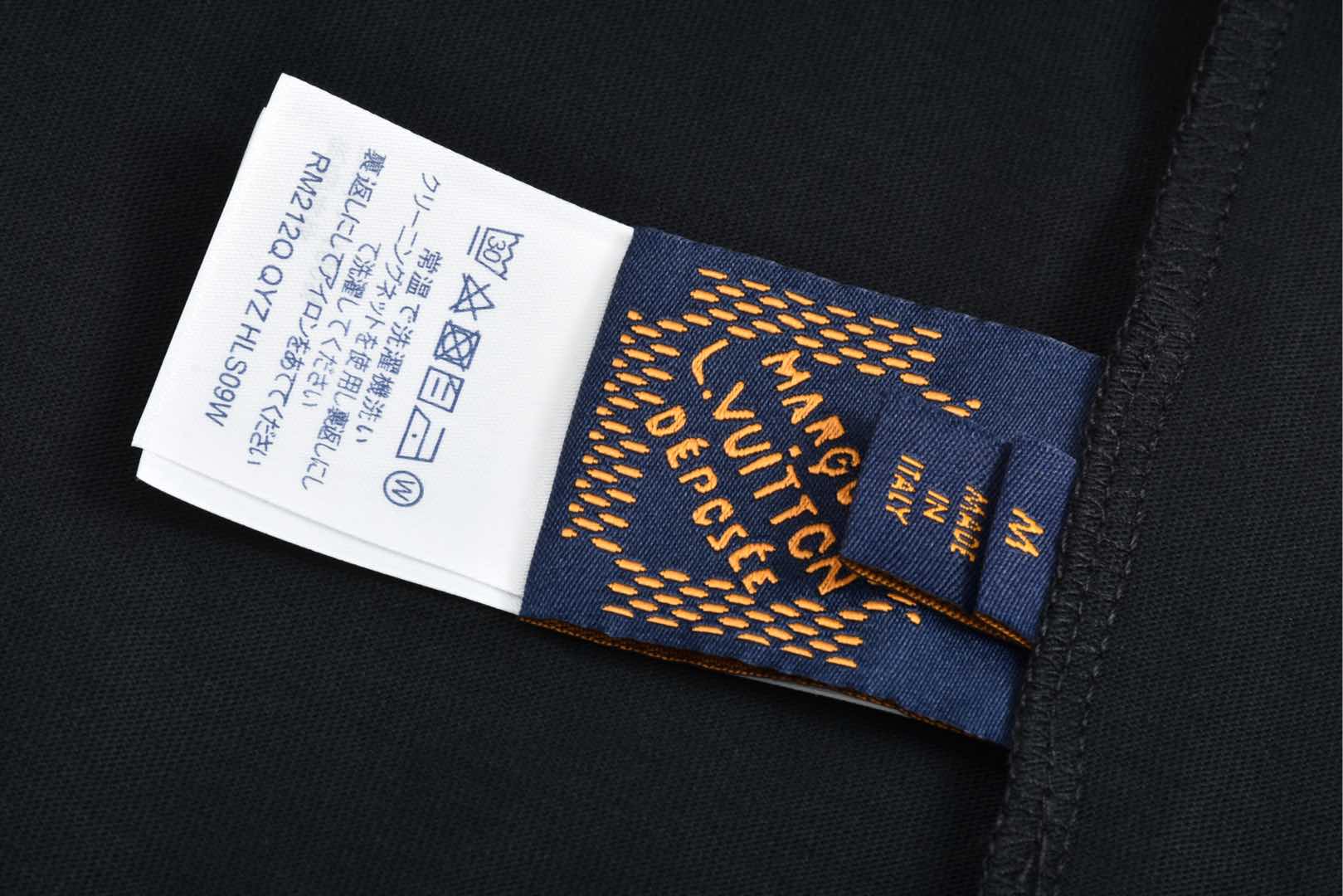 LOUIS VUITTON 路易威登 员工限定字母logo印花圆领短袖 T恤 黑色 白色 