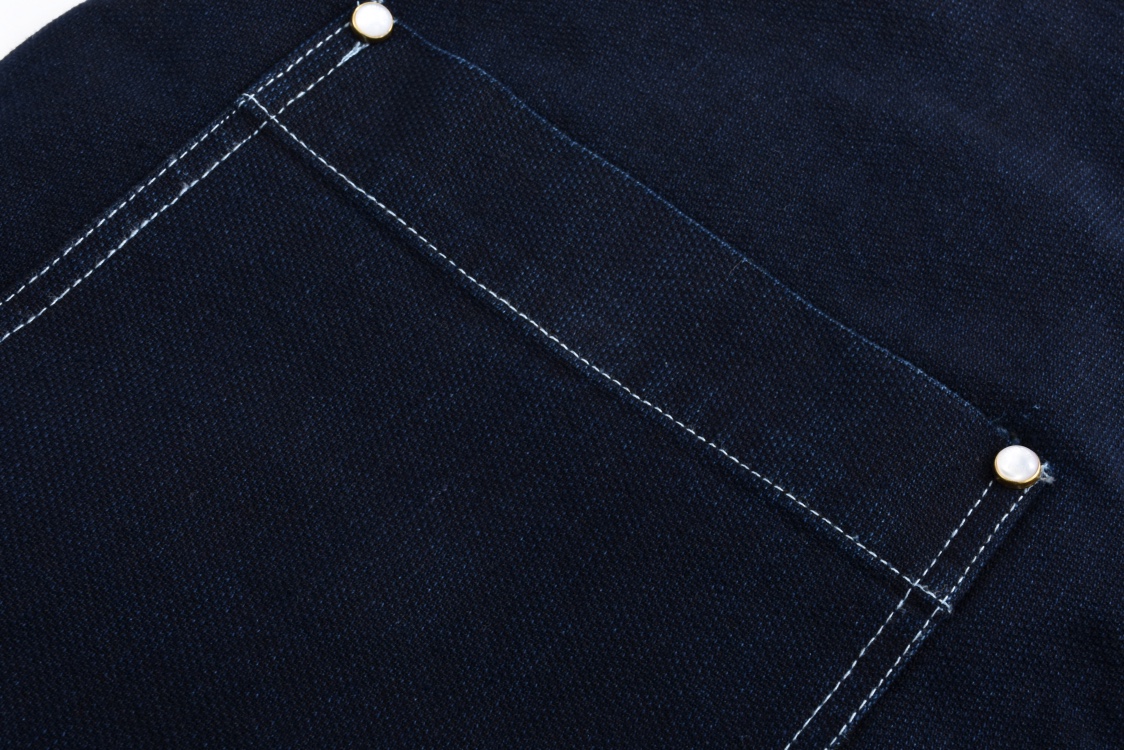 LOUIS VUITTON 路易威登 温斯特毛领拉链牛仔外套 夹克 长袖 蓝色 1AGIO5