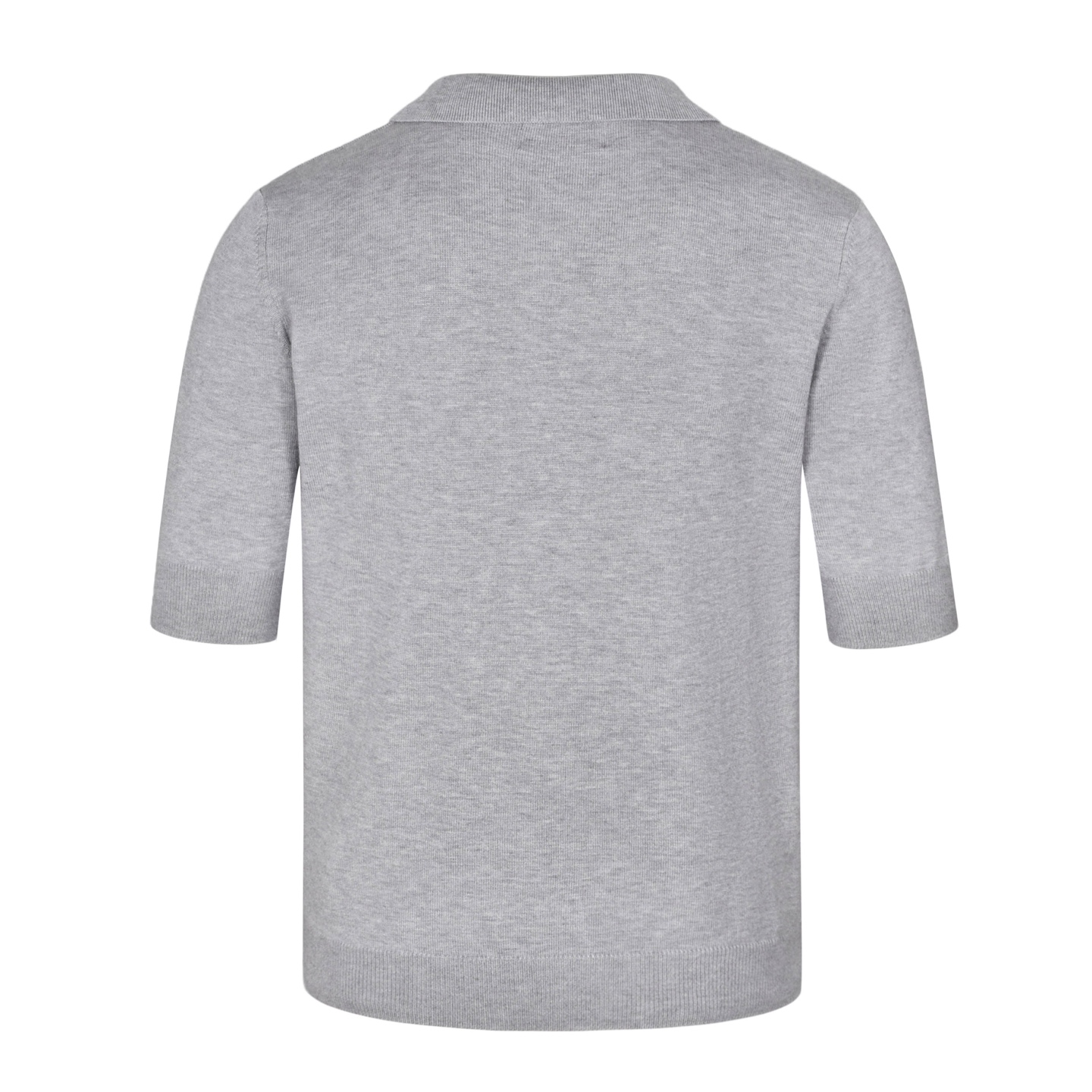 FENDI 芬迪 双F字母logo压花针织Polo衫 T恤 短袖 上衣 黑色 灰色