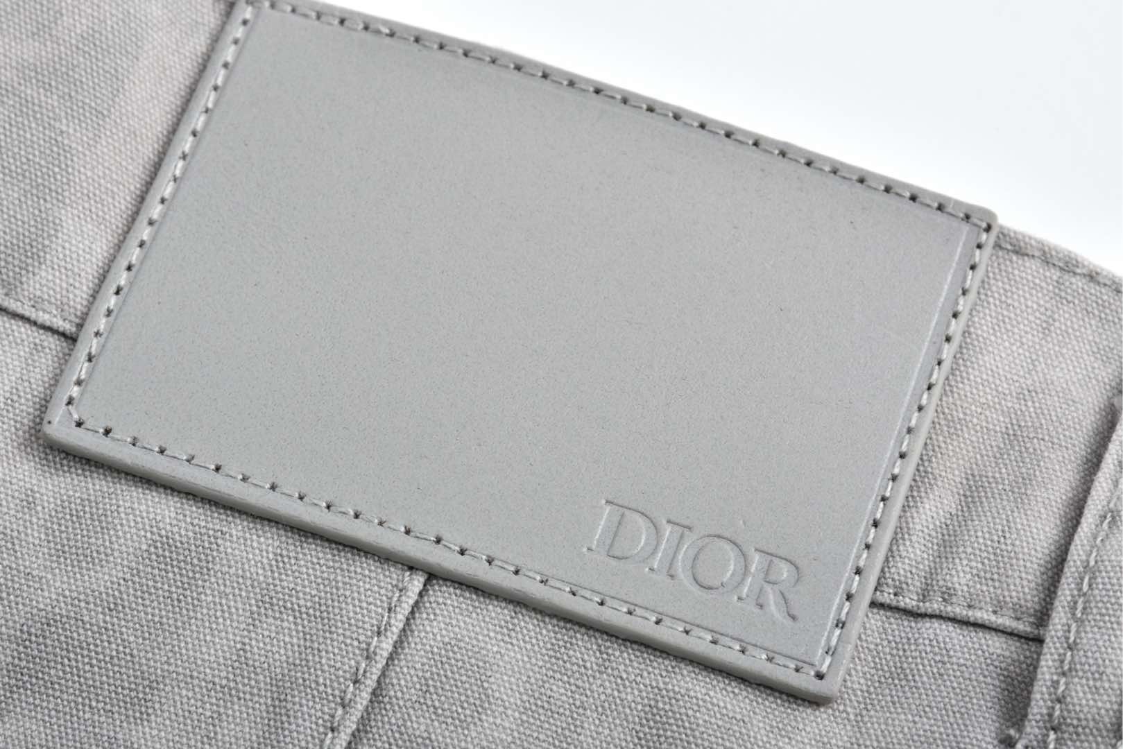 DIOR 迪奥 满印提花牛仔裤 长裤 裤子 灰色 513D191A3001-C880