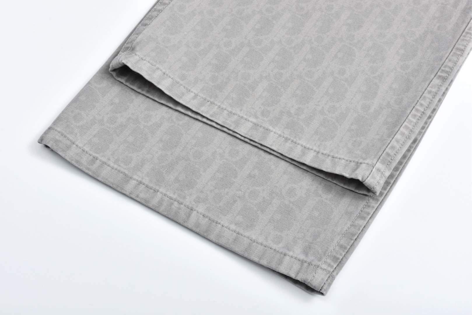 DIOR 迪奥 满印提花牛仔裤 长裤 裤子 灰色 513D191A3001-C880