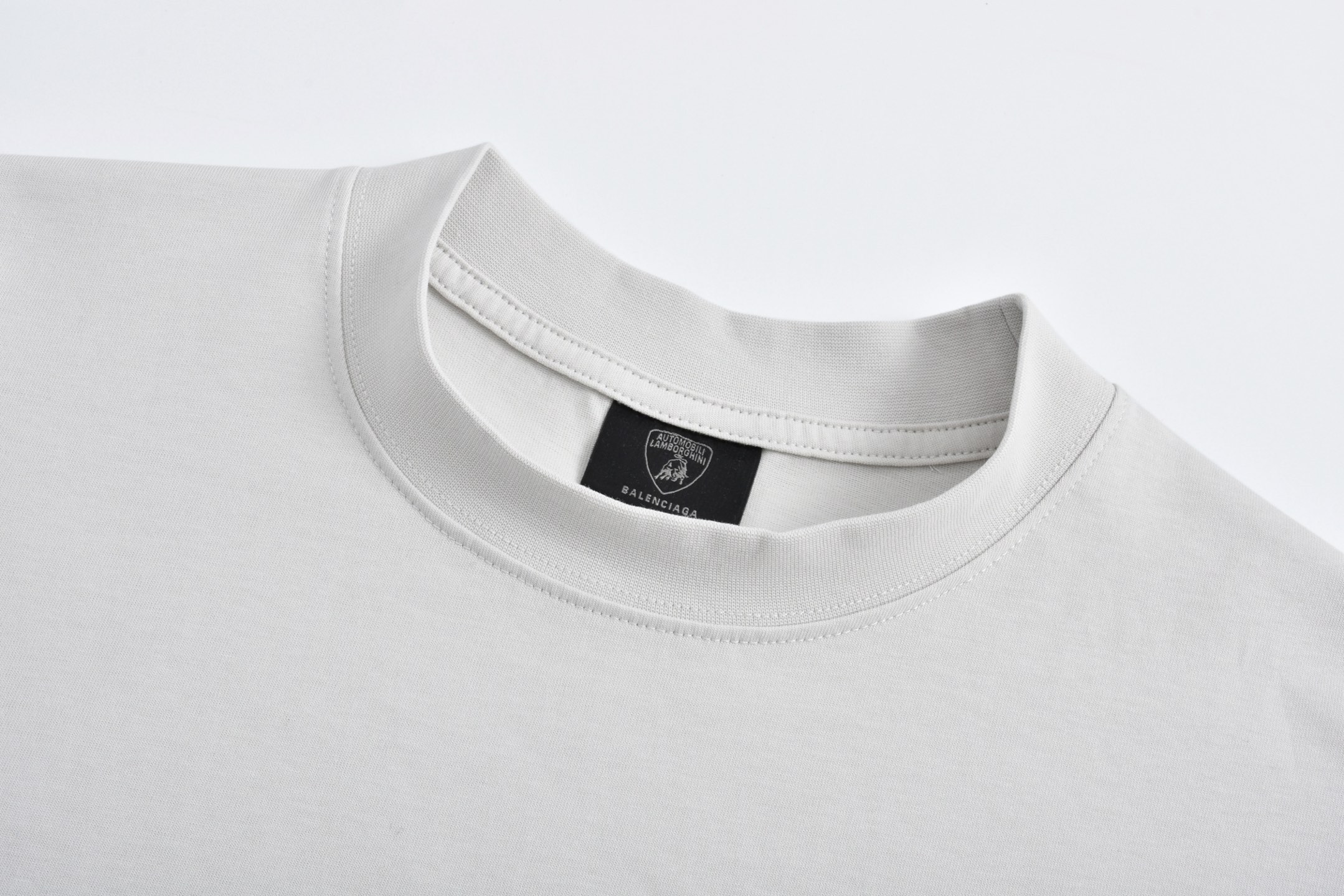 [Copy]Balenciaga 巴黎世家 兰博基尼联名 印花圆领短袖 T恤 夏季 黑色 杏色 蓝色