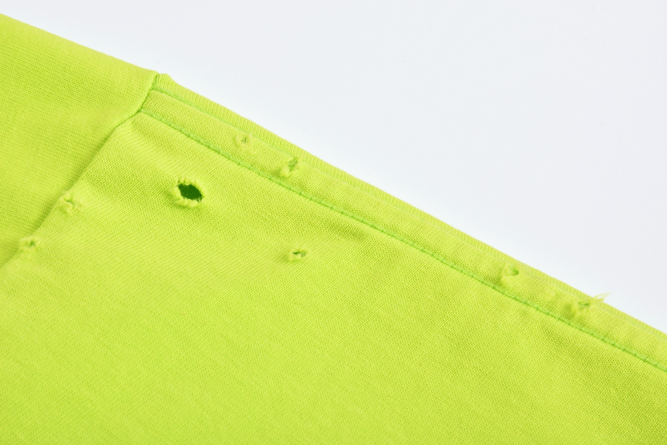 Balenciaga 巴黎世家 融化字母logo印花圆领短袖 T恤 夏季 白色 黑色 荧光绿 787349TRVS89081