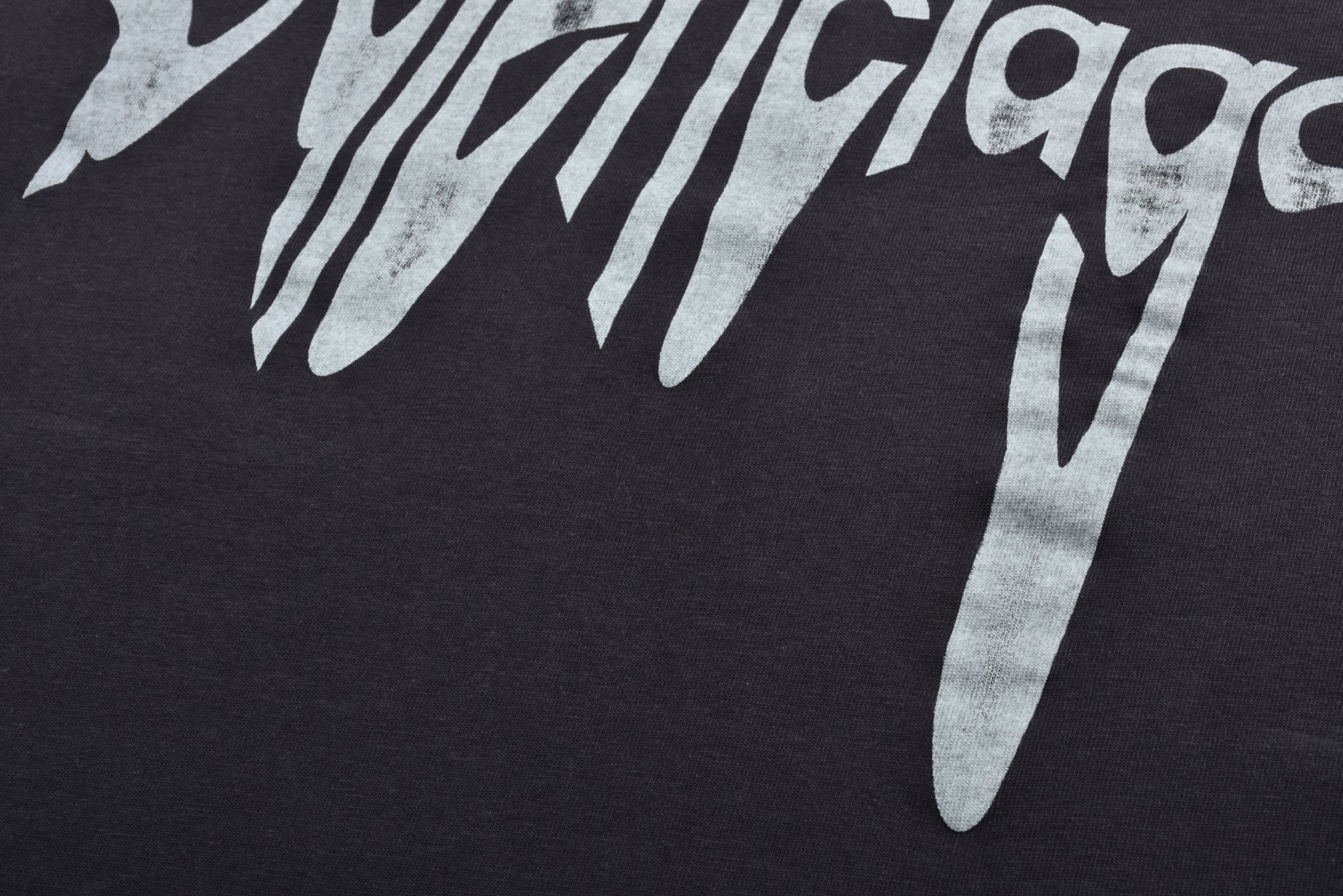 Balenciaga 巴黎世家 融化字母logo印花圆领短袖 T恤 夏季 白色 黑色 荧光绿 787349TRVS89081