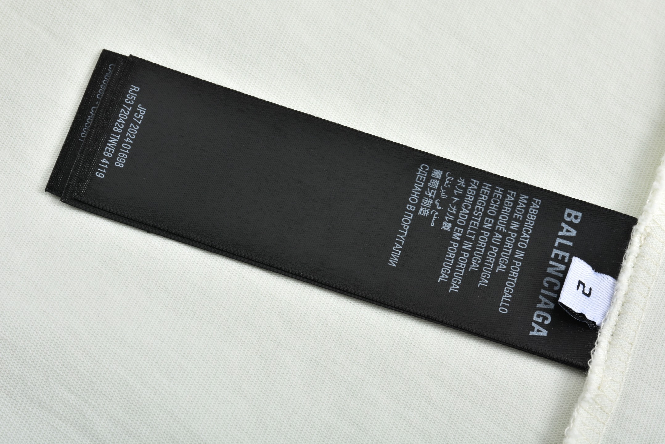 Balenciaga 巴黎世家 融化字母logo印花圆领短袖 T恤 夏季 白色 黑色 荧光绿 787349TRVS89081