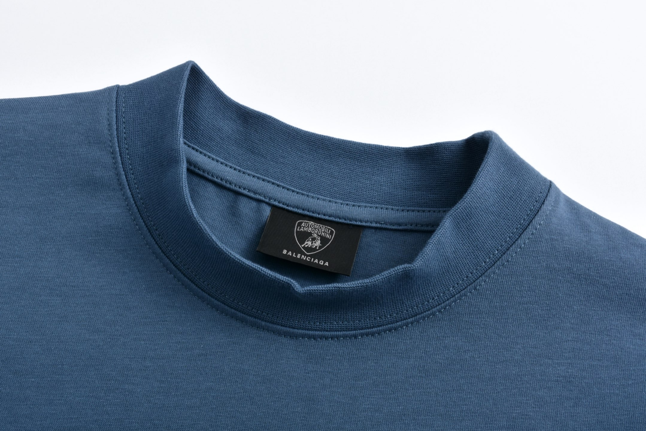 Balenciaga 巴黎世家 兰博基尼联名 印花圆领短袖 T恤 夏季 黑色 杏色 蓝色