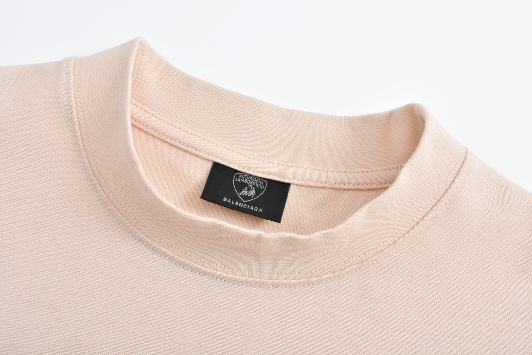 Balenciaga 巴黎世家 兰博基尼联名 印花圆领短袖 T恤 夏季 黑色 杏色 蓝色