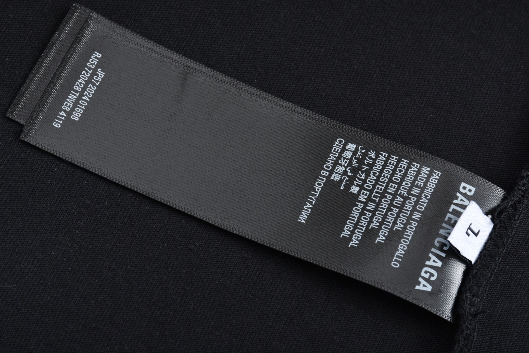 Balenciaga 巴黎世家 兰博基尼联名T恤 打底衫 长袖 黑色 