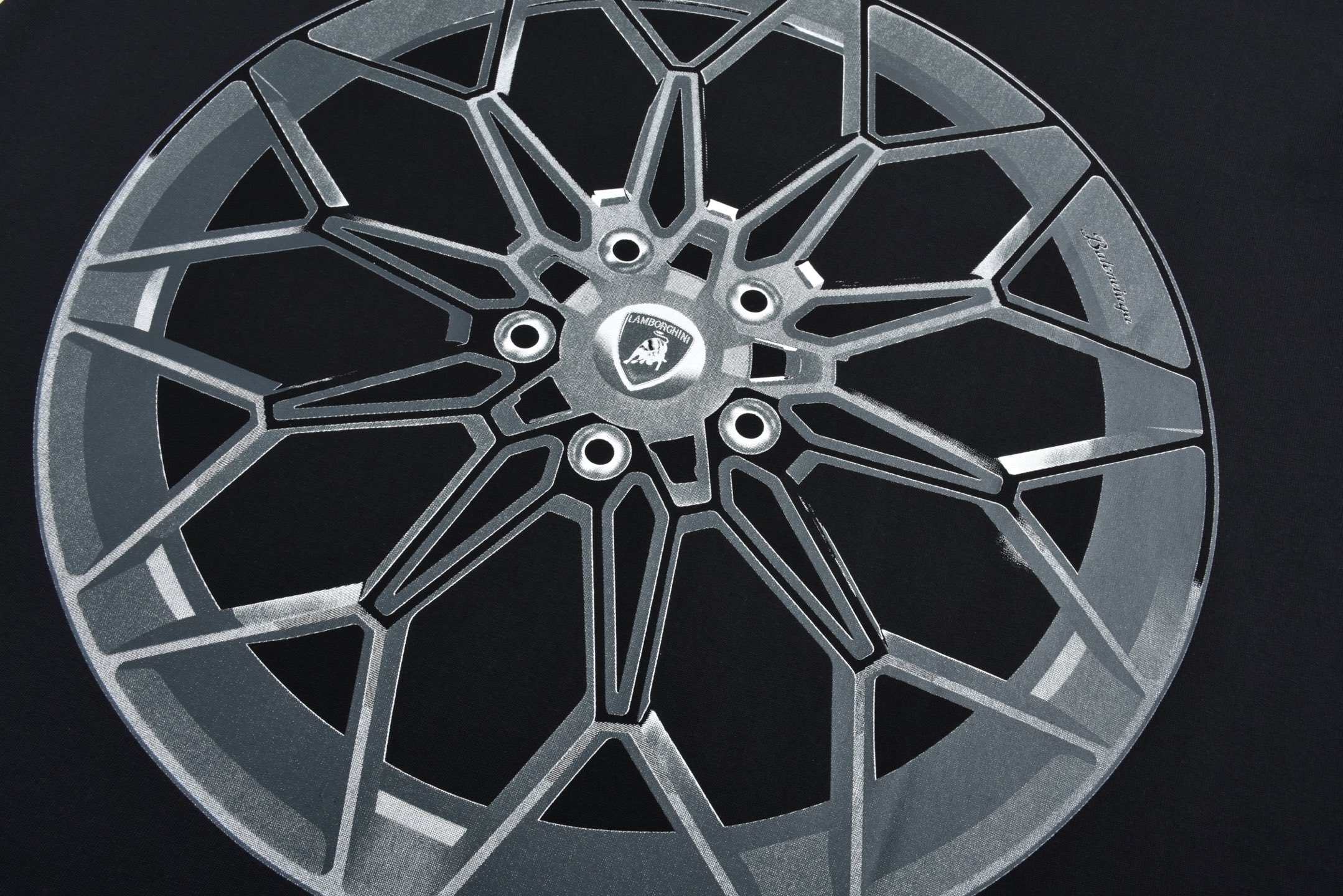 Balenciaga 巴黎世家 兰博基尼联名T恤 打底衫 长袖 黑色 