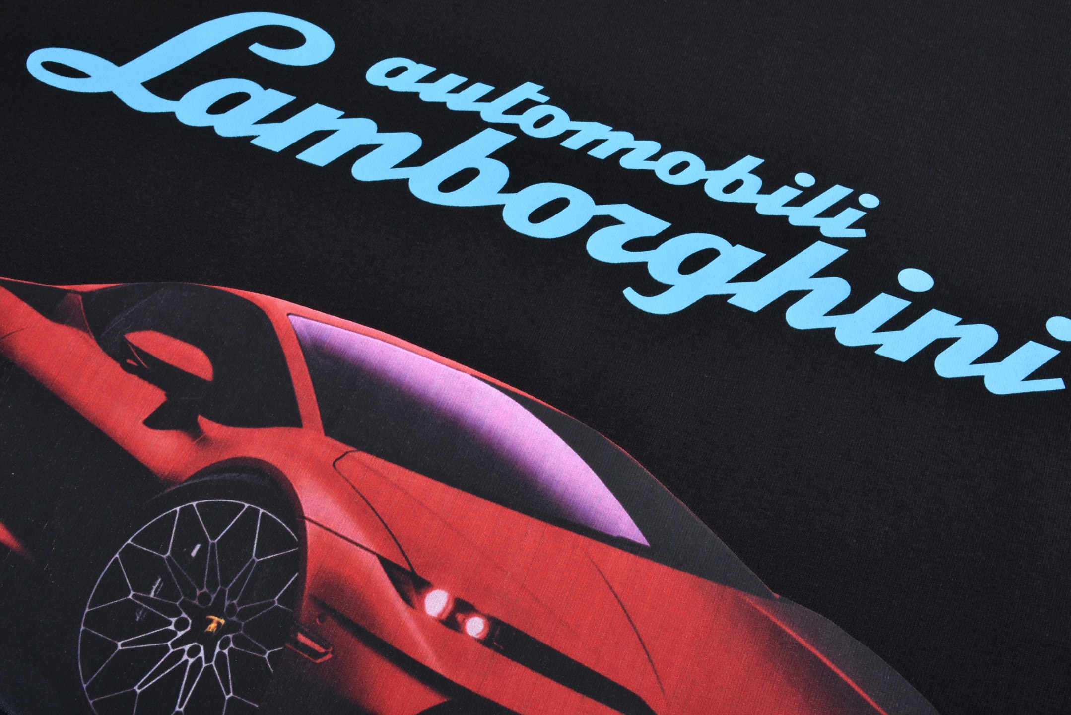 Balenciaga 巴黎世家 兰博基尼联名T恤 打底衫 长袖 黑色 