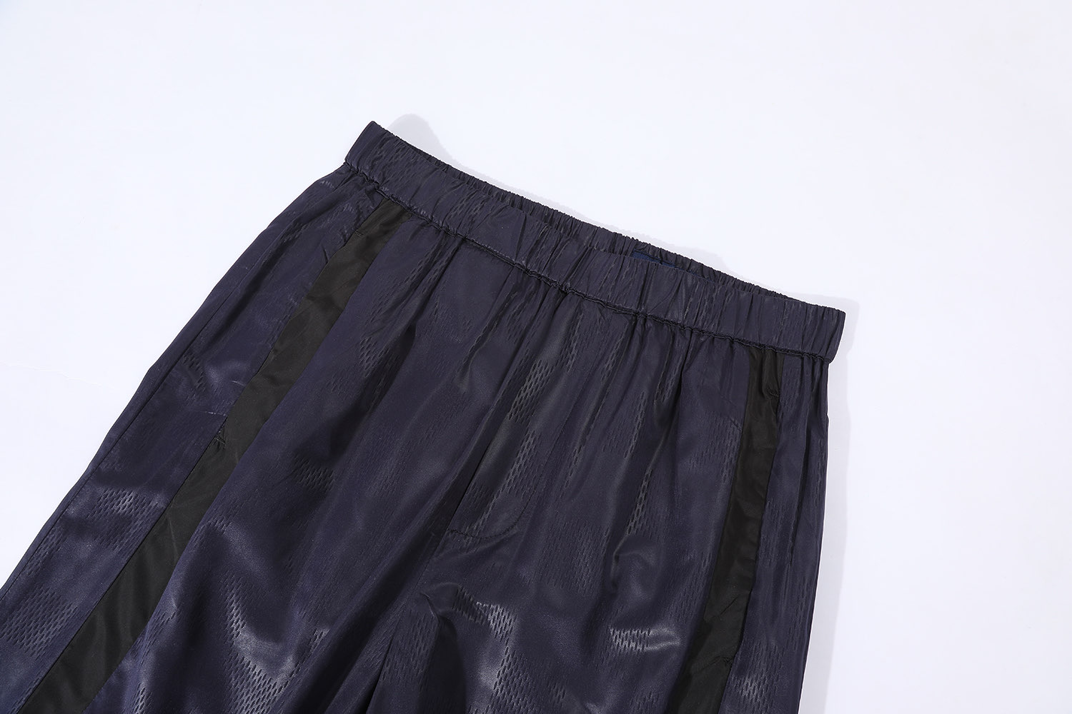 LOUIS VUITTON FW24 路易威登 暗纹棋盘格松紧腰运动裤 休闲裤 裤子 长裤 1AGJKS