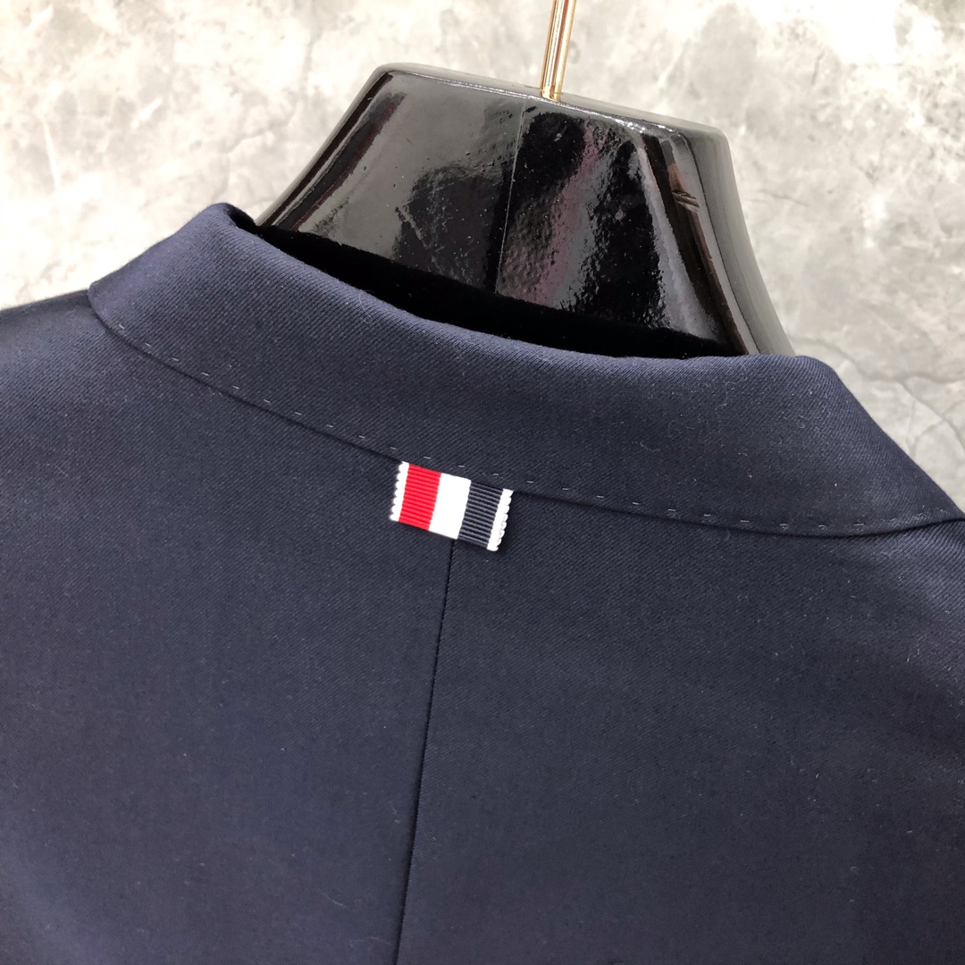 THOM BROWNE 经典四杠西装外套 长袖 男款 灰色 藏青色