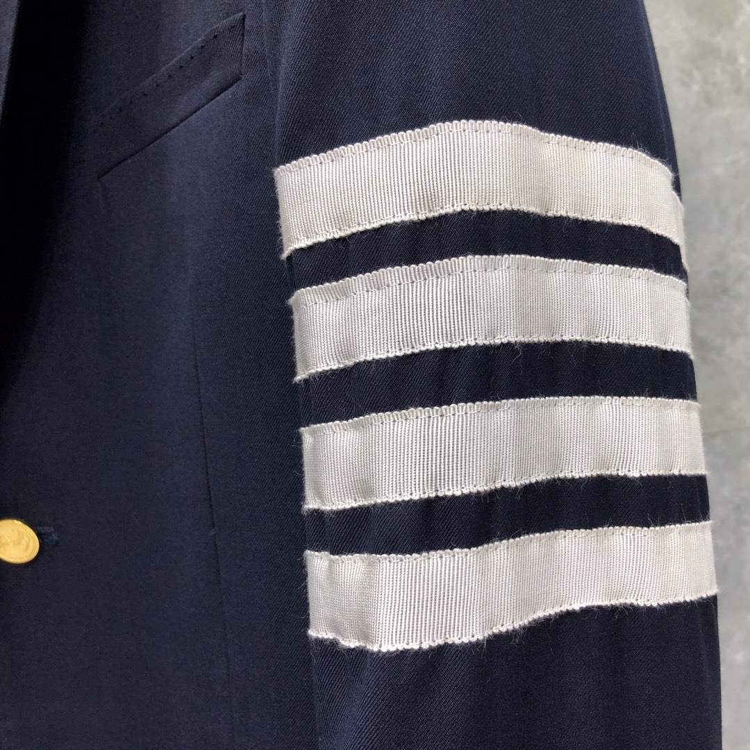 THOM BROWNE 经典四杠西装外套 长袖 男款 灰色 藏青色