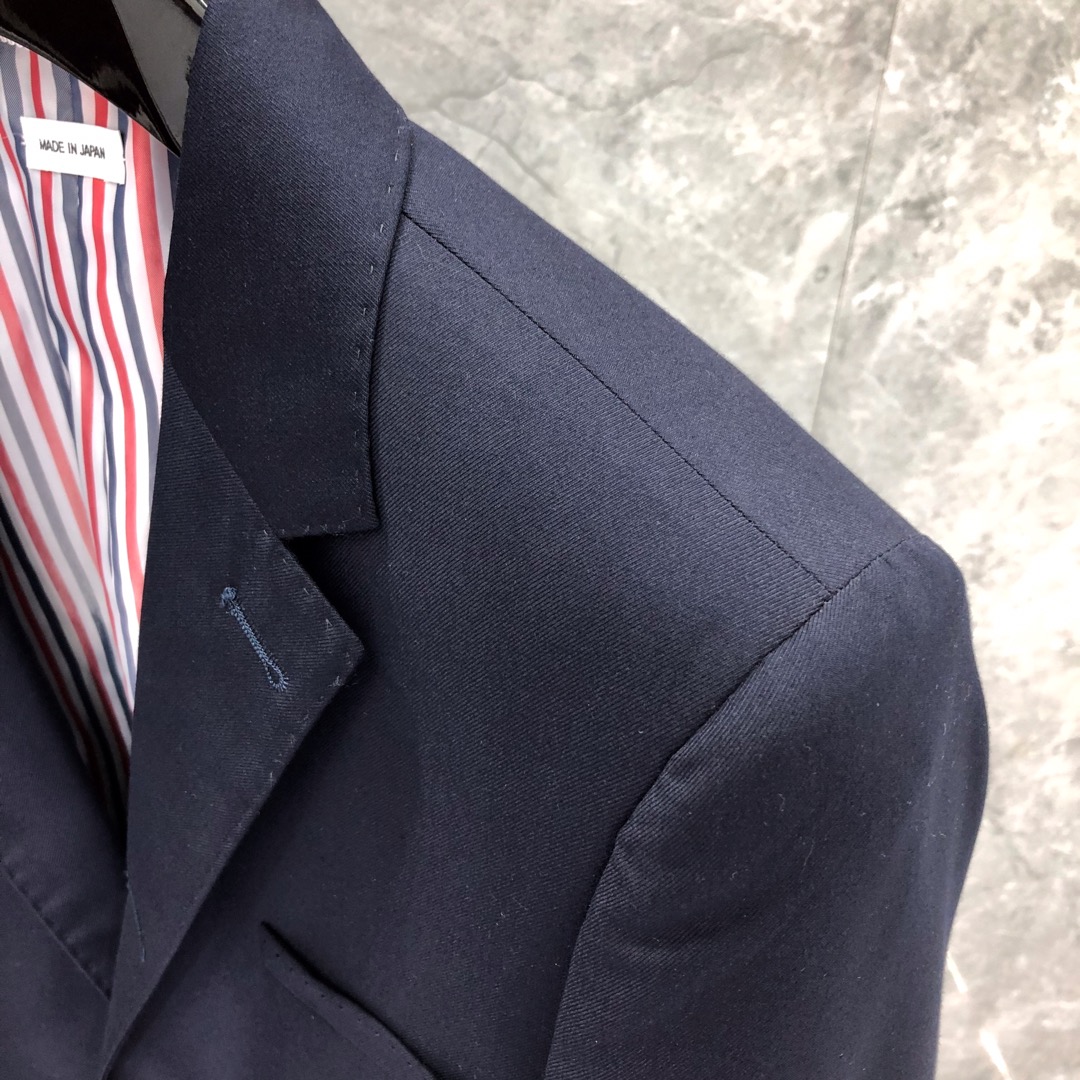 THOM BROWNE 经典四杠西装外套 长袖 男款 灰色 藏青色