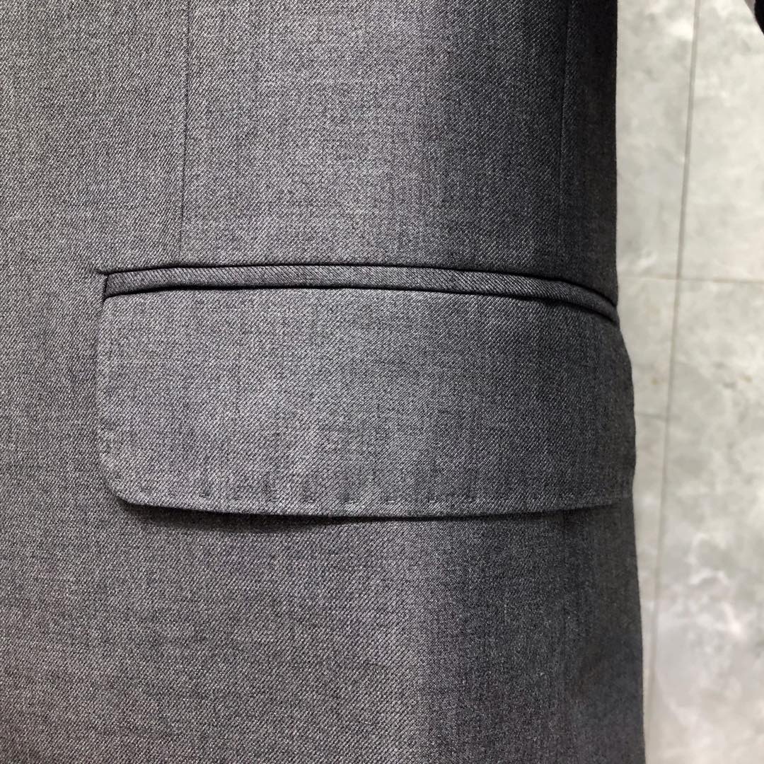 THOM BROWNE 经典四杠西装外套 长袖 男款 灰色 藏青色