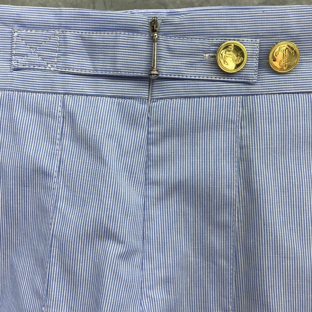 THOM BROWNE 细条百褶裙 短裙 裙子 女款 浅蓝色