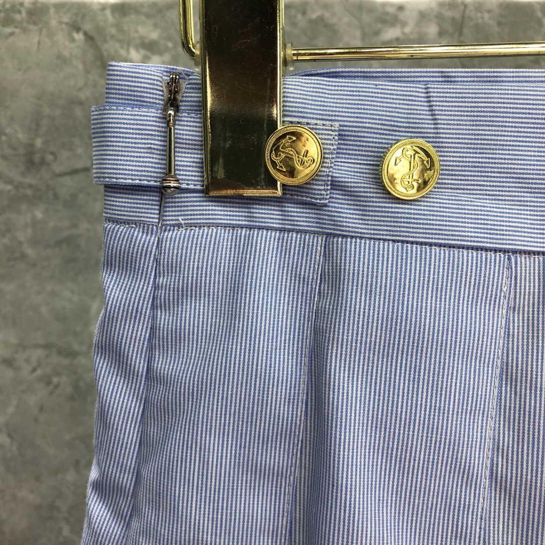 THOM BROWNE 细条百褶裙 短裙 裙子 女款 浅蓝色