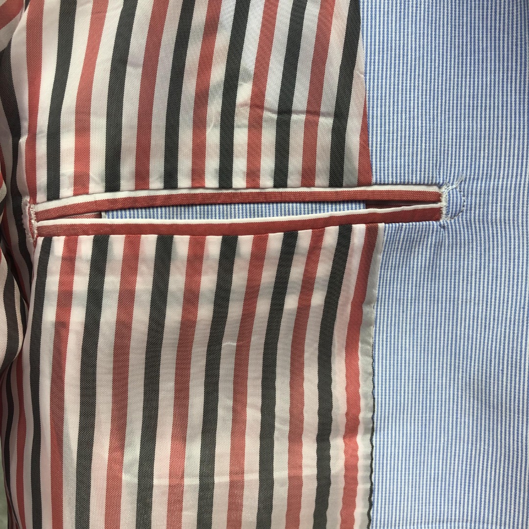 THOM BROWNE 细条双袖织带西装外套 长袖 女款 浅蓝色