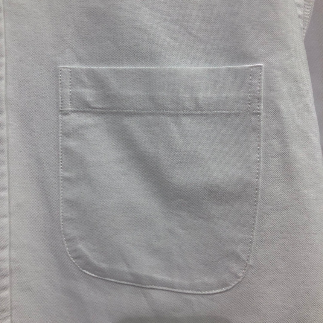 THOM BROWNE 袖口后幅过肩织带单排扣衬衫 外套 长袖 白色