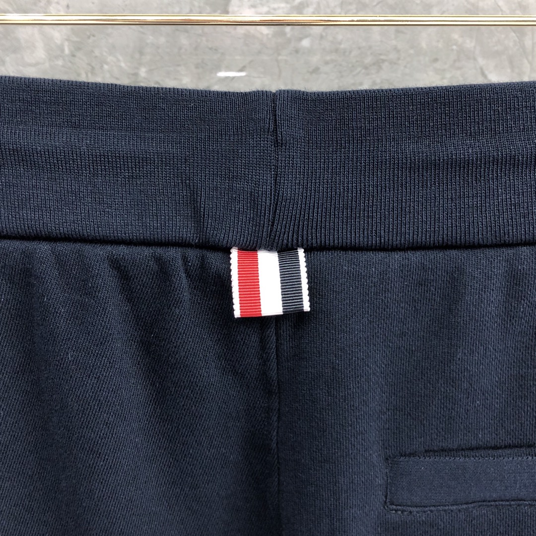 THOM BROWNE 经典四杠松紧腰卫裤 运动裤 休闲裤 裤子 灰色  藏青色
