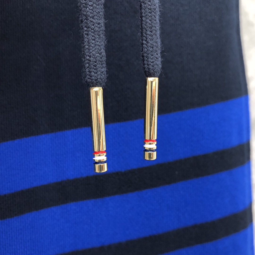 THOM BROWNE 经典四杠松紧腰卫裤 运动裤 休闲裤 裤子 灰色  藏青色