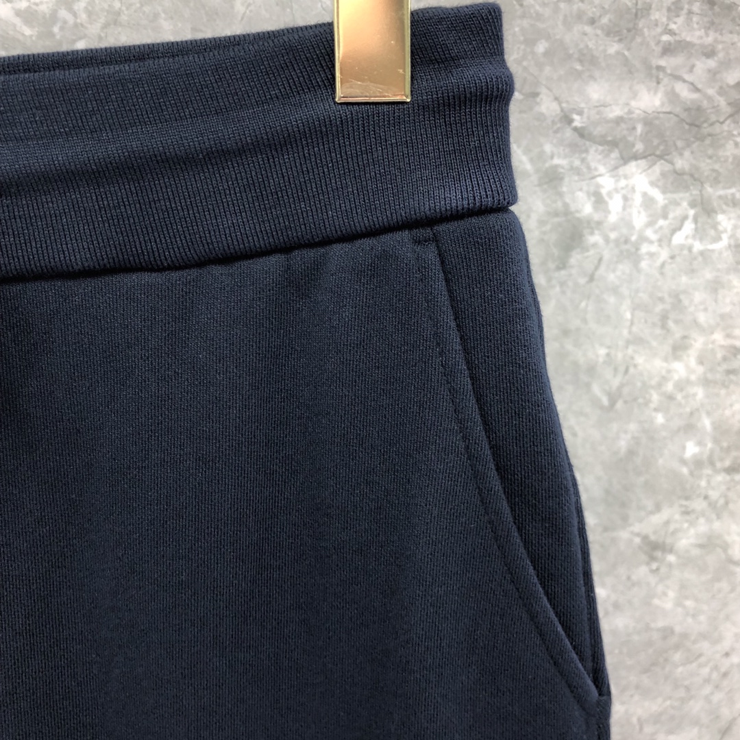 THOM BROWNE 经典四杠松紧腰卫裤 运动裤 休闲裤 裤子 灰色  藏青色