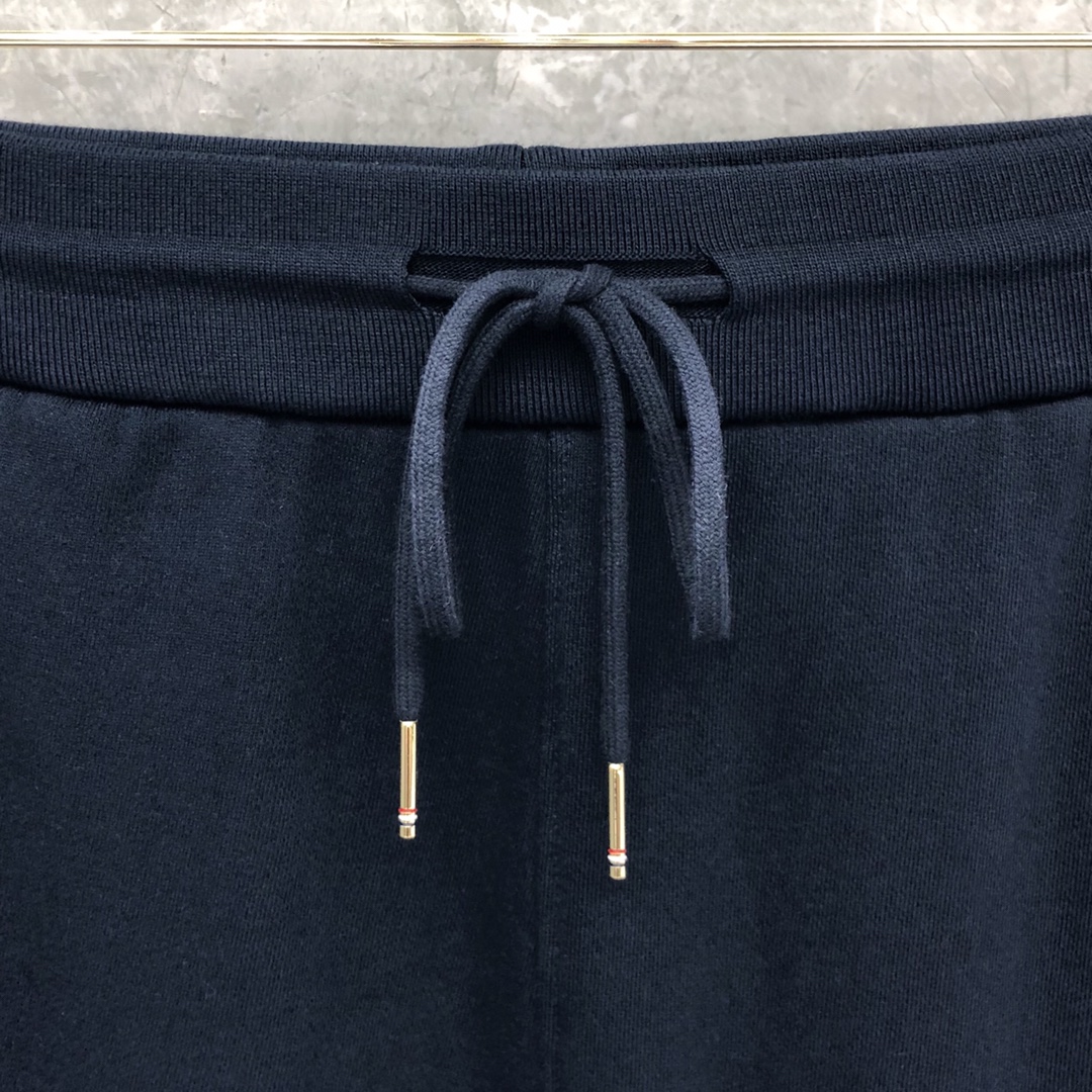 THOM BROWNE 经典四杠松紧腰卫裤 运动裤 休闲裤 裤子 灰色  藏青色