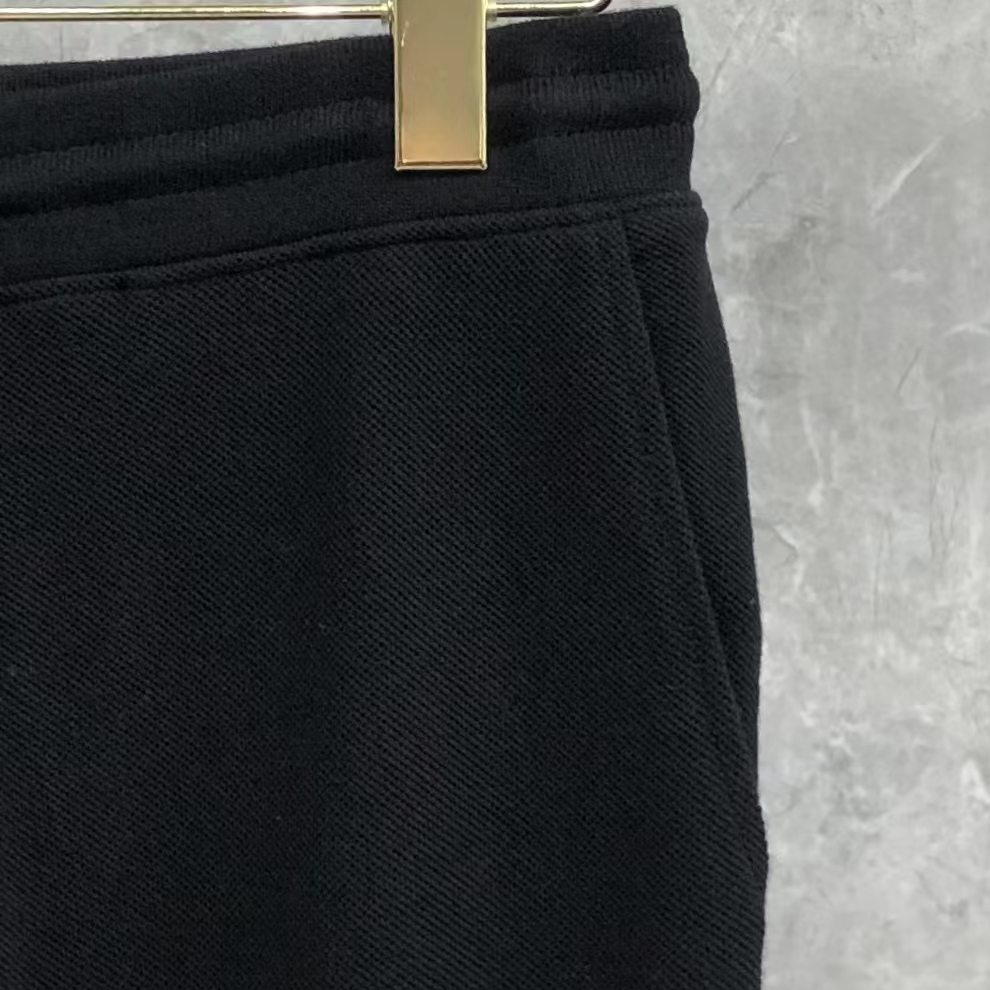THOM BROWNE 纯色松紧腰卫裤 运动裤 休闲裤 裤子 白色 灰色  藏青色 黑色