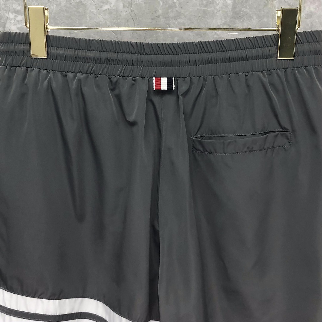THOM BROWNE 经典四杠防水松紧腰休闲裤 运动裤 裤子 藏青色 灰色 