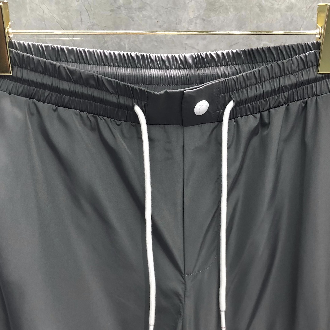 THOM BROWNE 经典四杠防水松紧腰休闲裤 运动裤 裤子 藏青色 灰色 