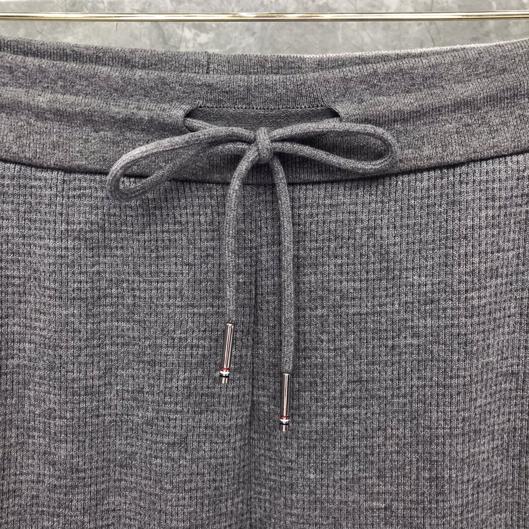 THOM BROWNE 经典四杠松紧腰 运动裤 休闲裤 裤子 藏青色 白色 灰色 