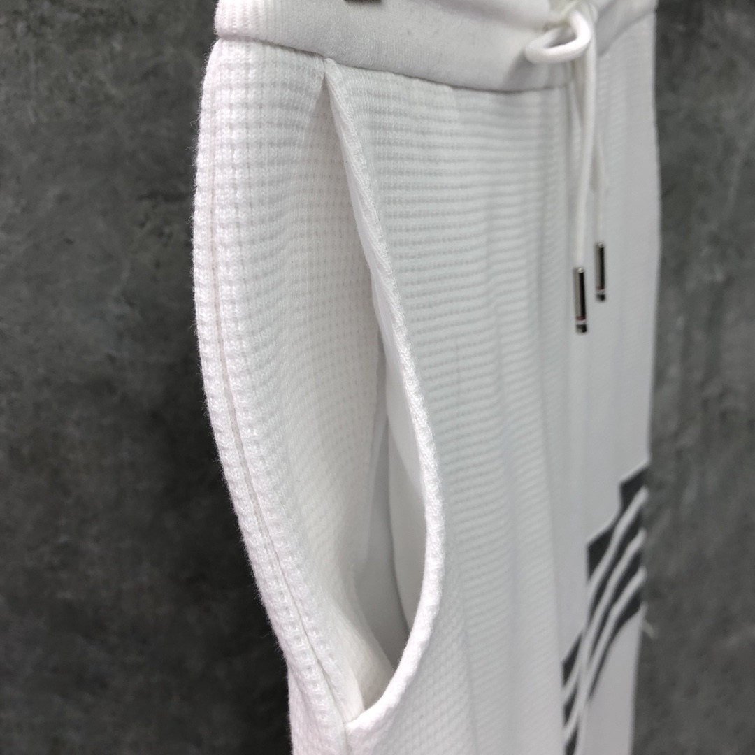 THOM BROWNE 经典四杠松紧腰 运动裤 休闲裤 裤子 藏青色 白色 灰色 