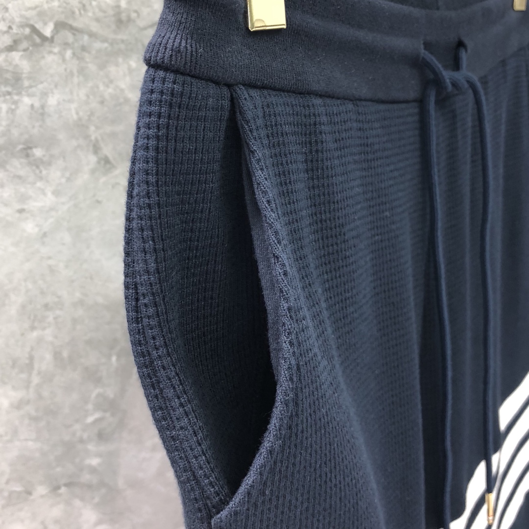 THOM BROWNE 经典四杠松紧腰 运动裤 休闲裤 裤子 藏青色 白色 灰色 