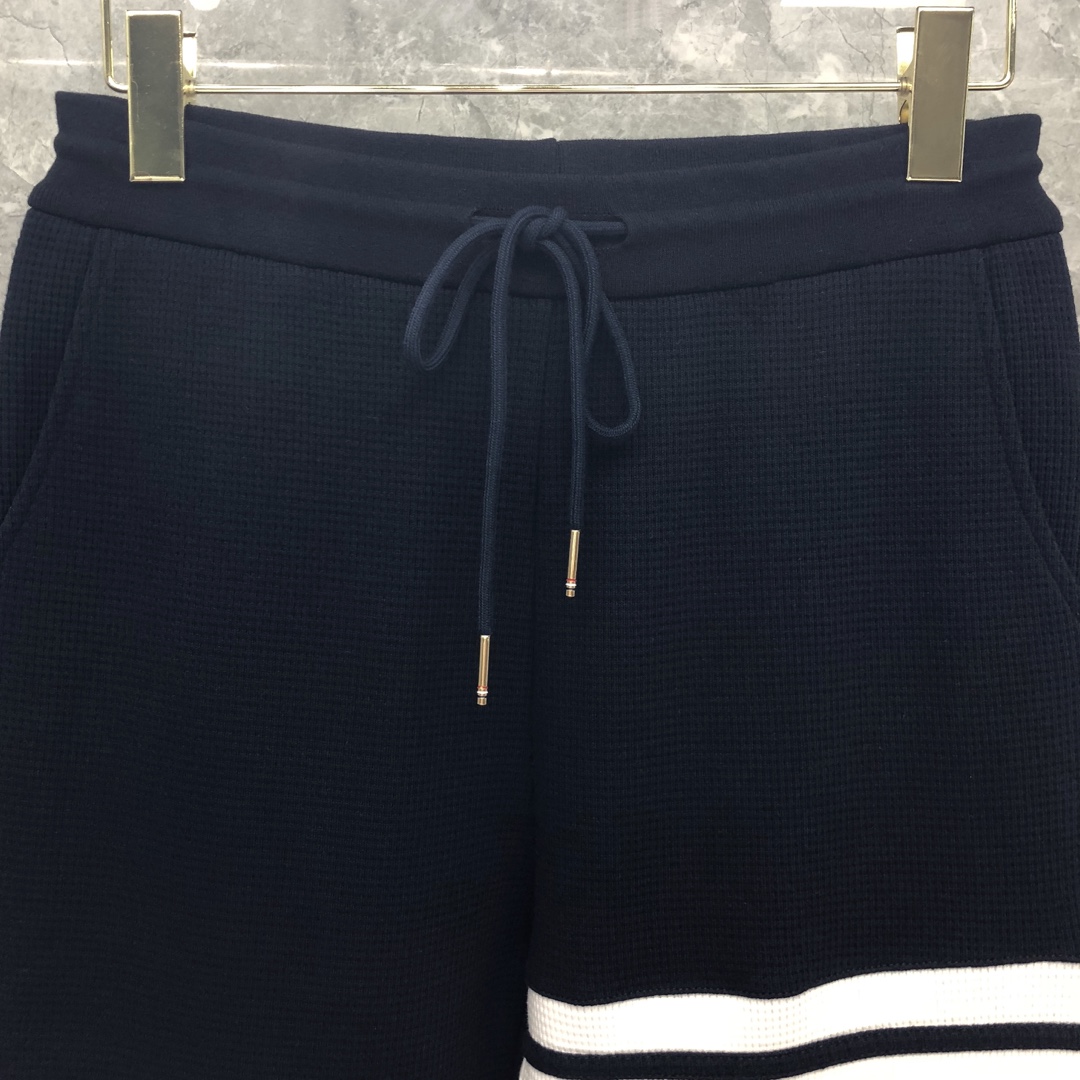 THOM BROWNE 经典四杠松紧腰 运动裤 休闲裤 裤子 藏青色 白色 灰色 