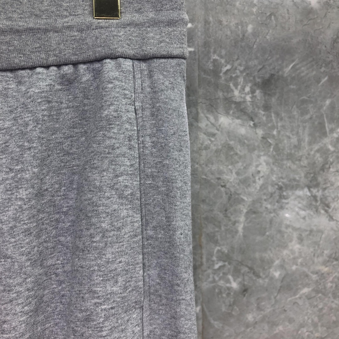 THOM BROWNE 侧面四杠松紧腰卫裤 休闲裤 裤子 灰色 藏青色 黑色