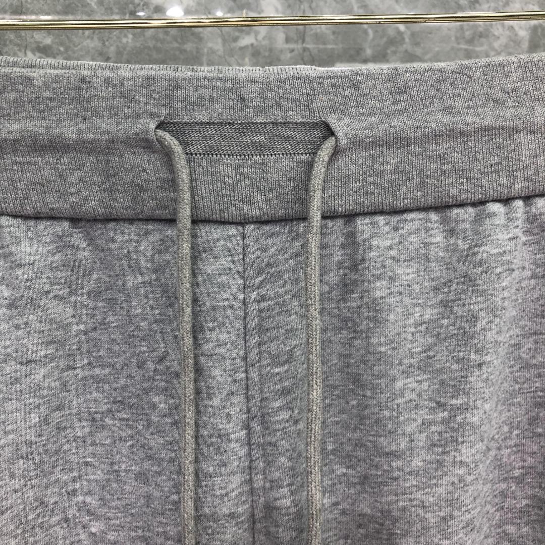 THOM BROWNE 侧面四杠松紧腰卫裤 休闲裤 裤子 灰色 藏青色 黑色