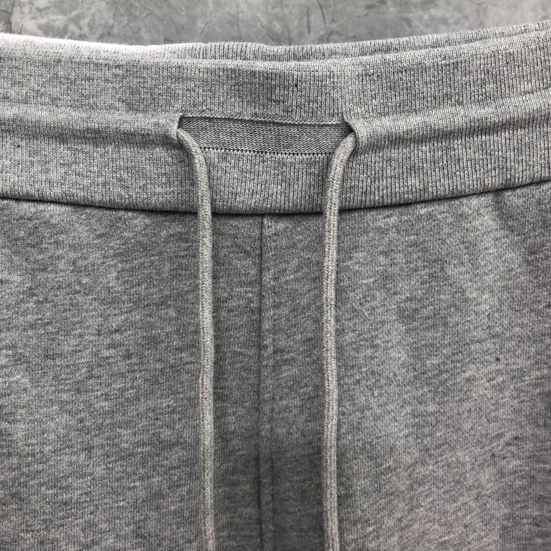 THOM BROWNE 四杠拼色松紧腰卫裤 休闲裤 裤子 长裤 灰色 