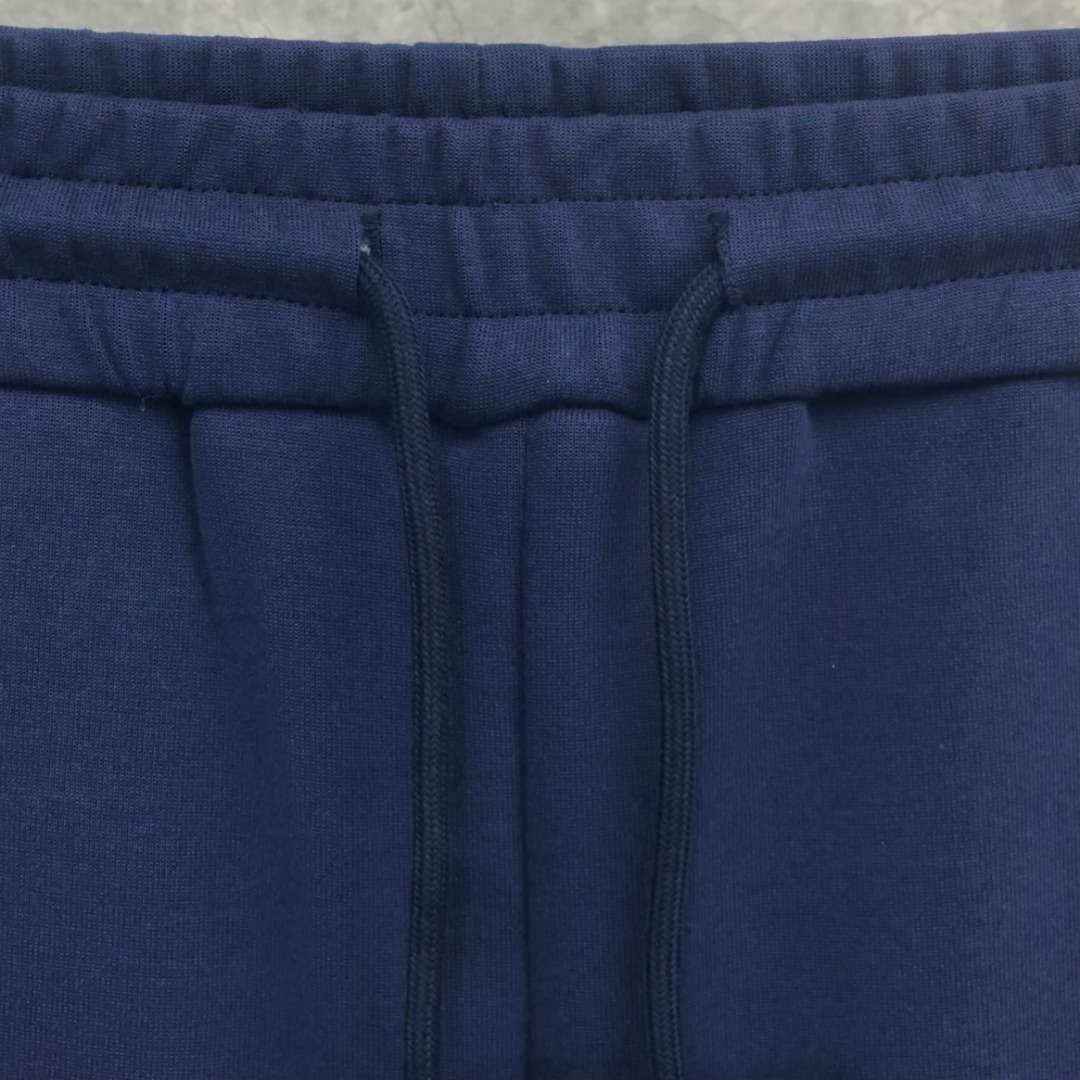 THOM BROWNE 白色四杠小狗印花松紧腰卫裤 休闲裤 裤子 天蓝色 灰色 杏色 卡其色 黄色 湖水蓝 军绿色 深蓝色