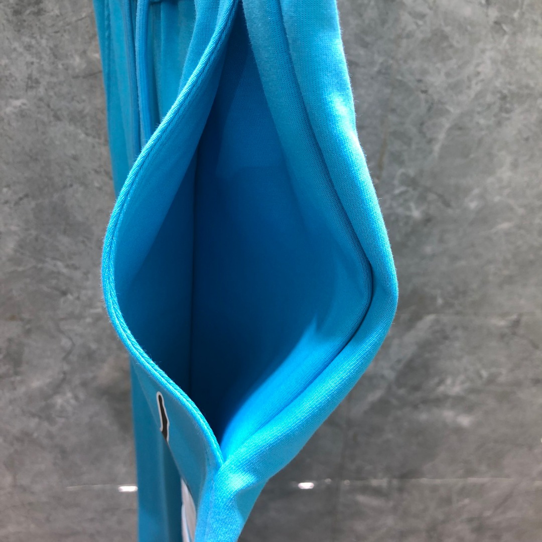 THOM BROWNE 白色四杠小狗印花松紧腰卫裤 休闲裤 裤子 天蓝色 灰色 杏色 卡其色 黄色 湖水蓝 军绿色 深蓝色