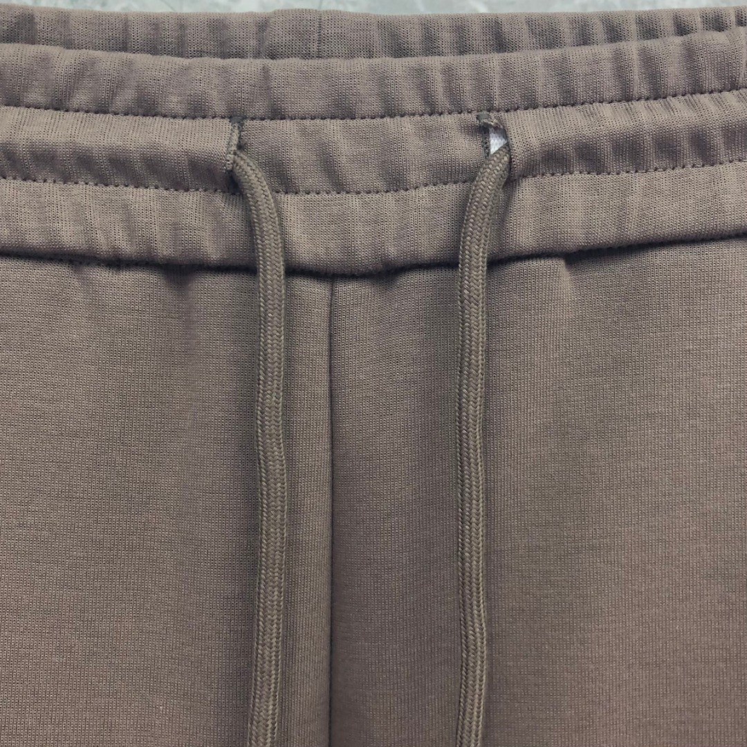 THOM BROWNE 白色四杠小狗印花松紧腰卫裤 休闲裤 裤子 天蓝色 灰色 杏色 卡其色 黄色 湖水蓝 军绿色 深蓝色