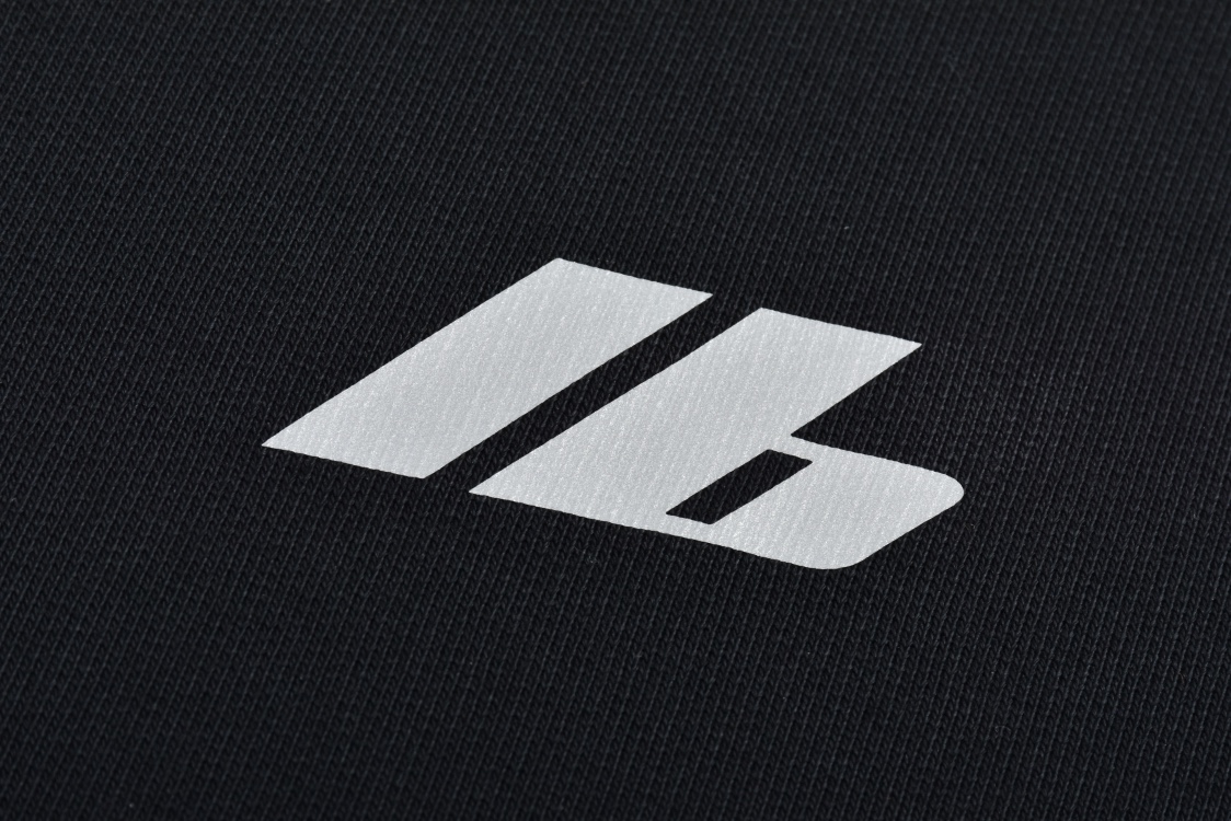 Balenciaga 巴黎世家 反光IB字母印花连帽卫衣 长袖 黑色 739024TQVT81083