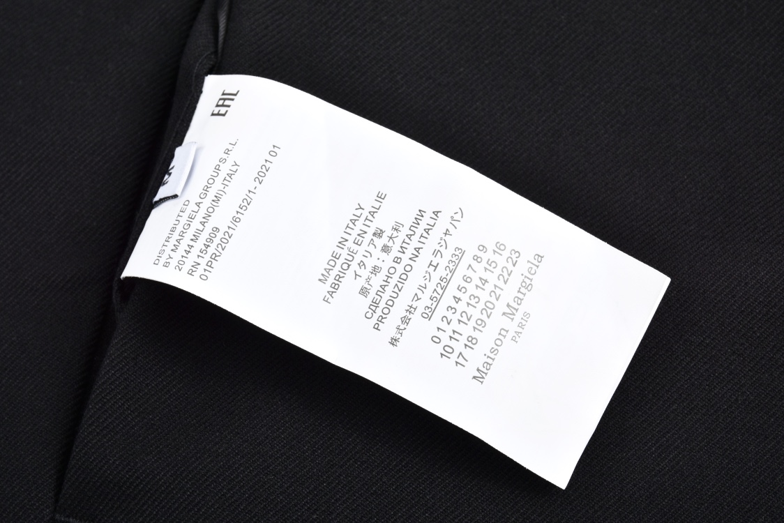 Maison Margiela 马吉拉 无领设计休闲西装外套 夹克 长袖 黑色 S50BN0318S47782