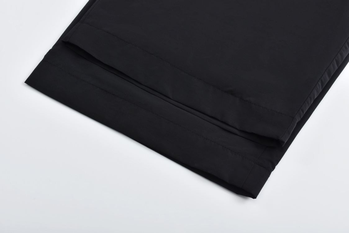 Balenciaga 巴黎世家 刺绣圆环图案松紧腰运动裤 长裤 裤子 休闲裤 黑色 