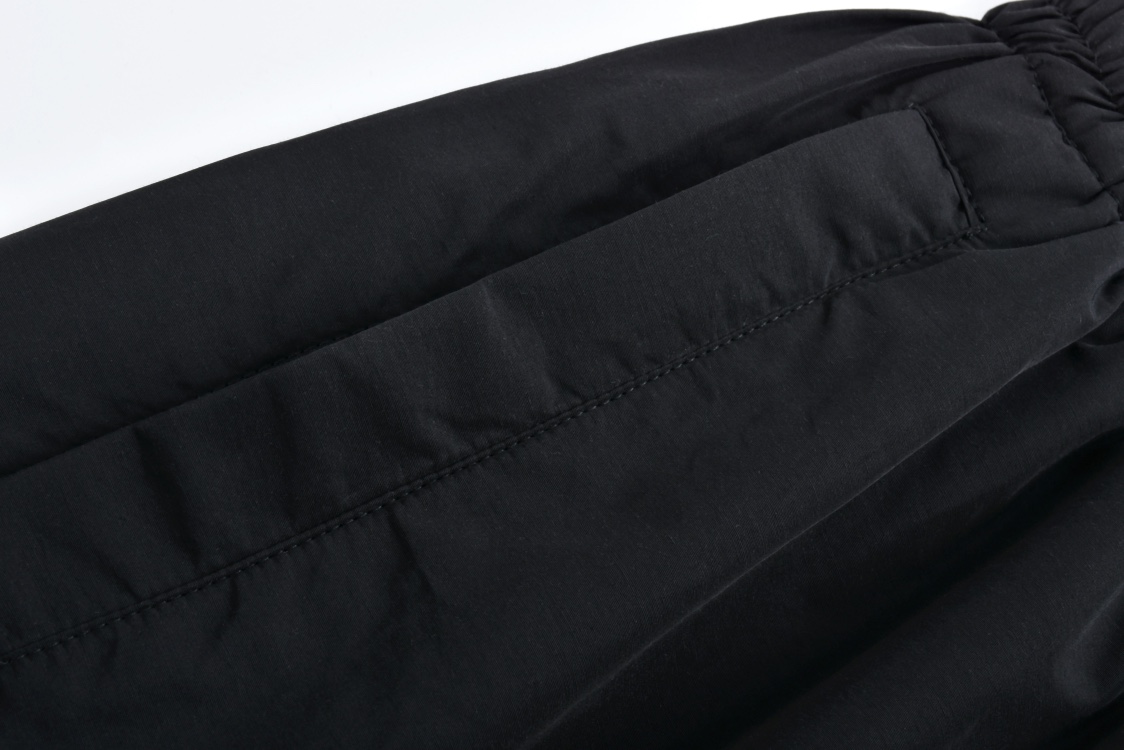 Balenciaga 巴黎世家 刺绣圆环图案松紧腰运动裤 长裤 裤子 休闲裤 黑色 