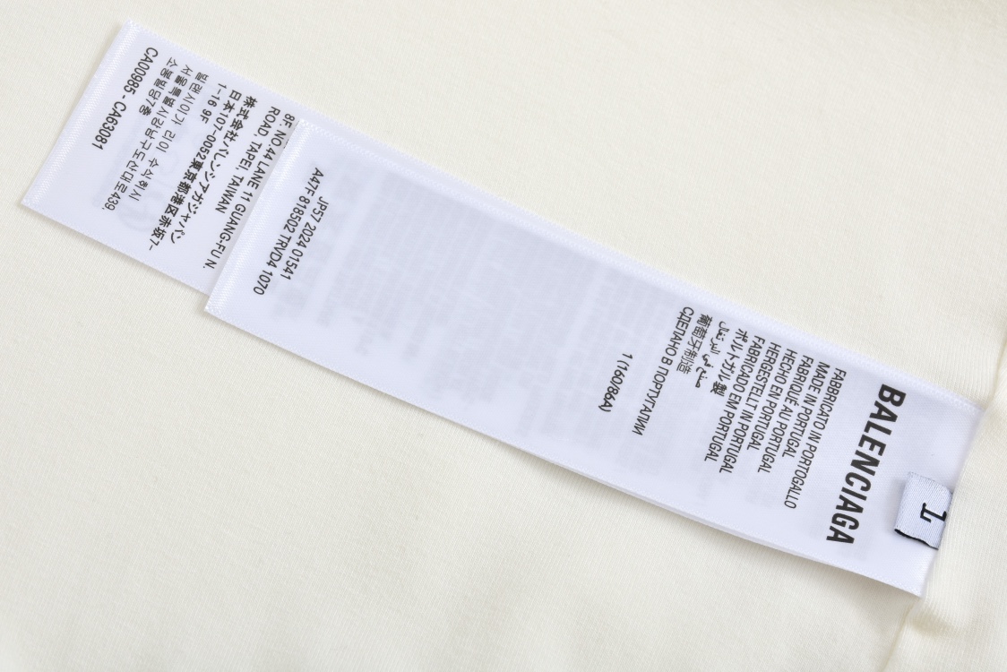 Balenciaga 巴黎世家 刺绣字母logo摇粒绒拉链立领夹克 长袖 外套 白色 黑色 818502TRVD41070