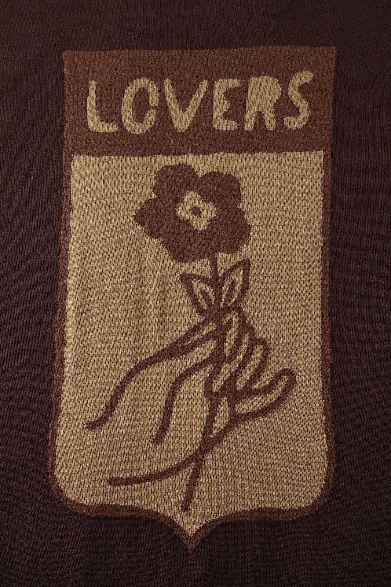 LOUIS VUITTON 路易威登 菲董联名系列字母卡通印花圆领短袖 T恤 棕色 1AFIWW