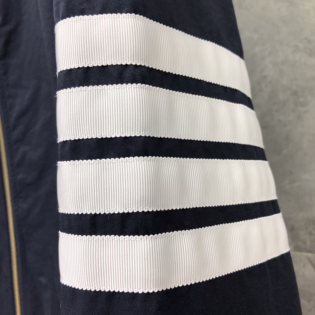 THOM BROWNE 经典四杠拉链棒球服夹克 外套 长袖 灰色 蓝色
